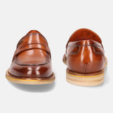 Caleo Revo ExKo Cognac Leather Loafers