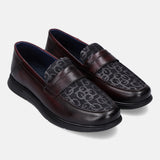 Bugatti Domin Bordo Premium Leather Comfort Slip-On Casual