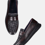 Bugatti Domin Bordo Premium Leather Comfort Slip-On Casual