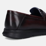 Bugatti Domin Bordo Premium Leather Comfort Slip-On Casual