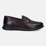 Bugatti Domin Bordo Premium Leather Comfort Slip-On Casual