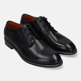 Bugatti Amros Black Premium  Leather Comfort  Derby Formal Shoes