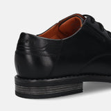 Bugatti Amros Black Premium  Leather Comfort  Derby Formal Shoes