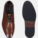Bugatti Amros Cognac Premium Leather Comfort Derby Formal Shoes