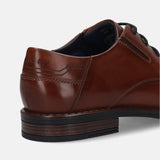 Bugatti Amros Cognac Premium Leather Comfort Derby Formal Shoes