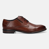 Bugatti Amros Cognac Premium Leather Comfort Derby Formal Shoes