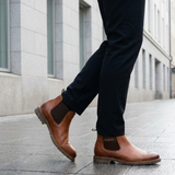 bugatti Kosta Cognac  Premium Leather Comfort Chelsea Boots