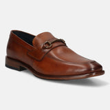 bugatti Cognac Premium Leather Slip-ons Formal