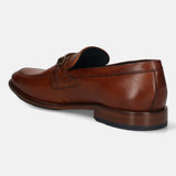 bugatti Cognac Premium Leather Slip-ons Formal