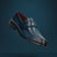 A blue Men's bugatti Penny Loafer featuring a round toe apron toe, stacked heel. Made from premium genuine leather with a durable leather outsole, this slip-on design offers both style and comfort.