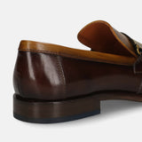 Bugatti Mansueto Flex Revo Brown Premium Leather Comfort Slip-On Formal