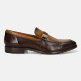 Bugatti Mansueto Flex Revo Brown Premium Leather Comfort Slip-On Formal