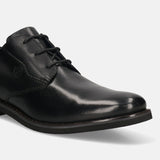 bugatti Black Premium Leather Derby shoes