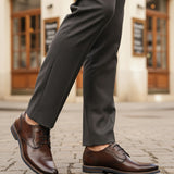 bugatti Laci Light Dark Brown  Premium Leather Comfort Derby Formal shoes