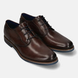 bugatti Laci Light Dark Brown  Premium Leather Comfort Derby Formal shoes