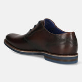 bugatti Dark Brown Premium Leather Derby shoes