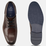 bugatti Laci Light Dark Brown  Premium Leather Comfort Derby Formal shoes