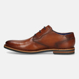 bugatti Cognac Premium Leather Derby shoes