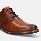 bugatti Cognac Premium Leather Derby shoes