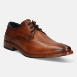 bugatti Cognac Premium Leather Derby shoes