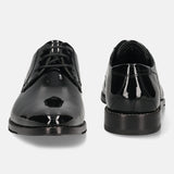 bugatti Black Premium Leather Derby shoes