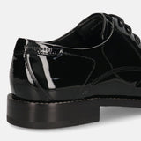 bugatti Black Premium Leather Derby shoes