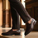 bugatti Tryst bordo  Premium Leather Comfort Penny Loafers