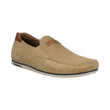 bugatti Chesley Sand  Premium Leather Comfort Slip-Ons Casual