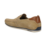 bugatti Chesley Sand  Premium Leather Comfort Slip-Ons Casual