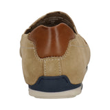 bugatti Chesley Sand  Premium Leather Comfort Slip-Ons Casual