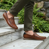 bugatti Chesley cognac  Premium Leather Comfort Slip-Ons Casual