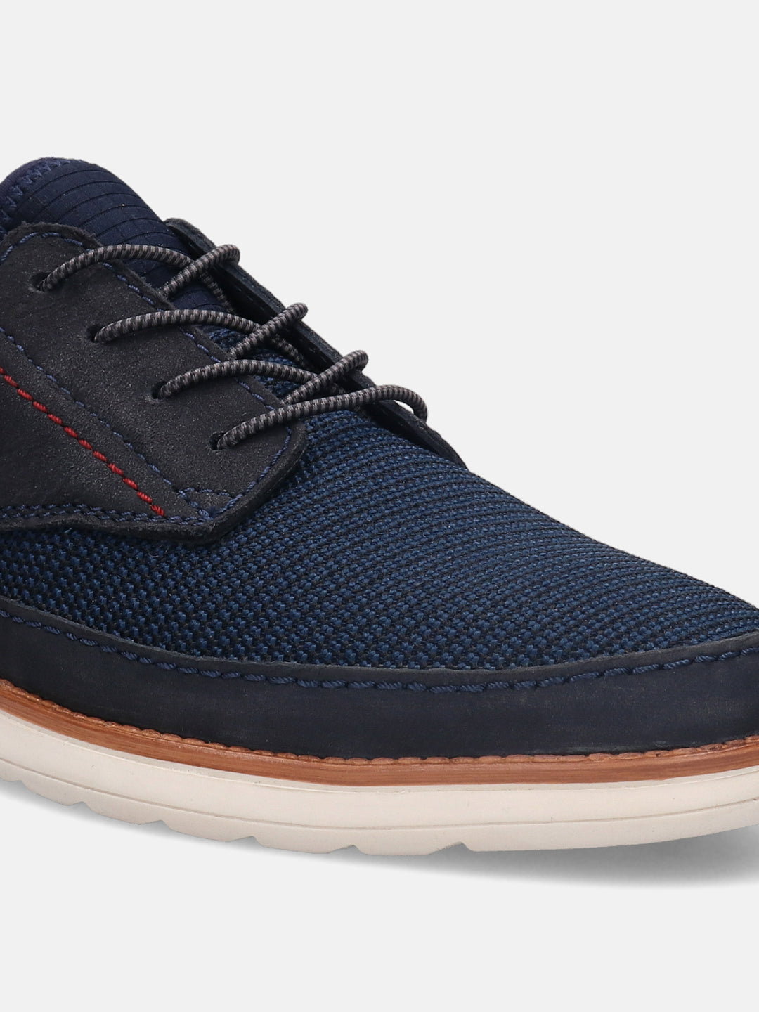 A blue Men's bugatti  Sneakers featuring a round toe plain toe, zero heels heel. Made from textile with a durable rubber outsole, this laces design offers both style and comfort.