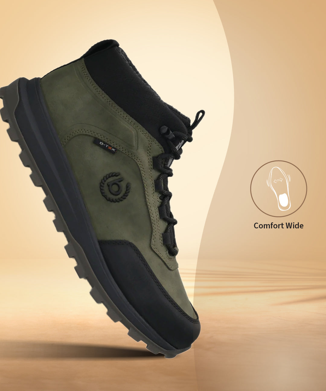 A green Men's bugatti Outdoor Sneakers featuring a round toe plain toe, zero heels heel. Made from synthetic with a durable tpr outsole, this laces design offers both style and comfort.