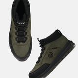 bugatti Dark Green Synthetic Sneakers