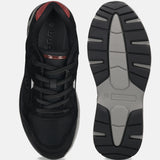 bugatti Parry black  Premium Leather Comfort Athileisure Sneakers