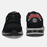 bugatti Parry black  Premium Leather Comfort Athileisure Sneakers