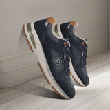 bugatti Parry dark blue  Premium Leather Comfort Athileisure Sneakers