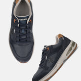 bugatti Parry dark blue  Premium Leather Comfort Athileisure Sneakers