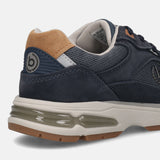 bugatti Parry dark blue  Premium Leather Comfort Athileisure Sneakers
