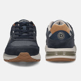 bugatti Parry dark blue  Premium Leather Comfort Athileisure Sneakers