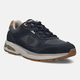 bugatti Parry dark blue  Premium Leather Comfort Athileisure Sneakers