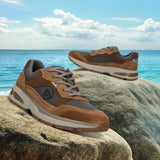 bugatti Parry cognac  Premium Leather Comfort Athileisure Sneakers