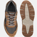 bugatti Parry cognac  Premium Leather Comfort Athileisure Sneakers
