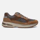 bugatti Parry cognac  Premium Leather Comfort Athileisure Sneakers