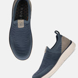 bugatti Astra blue Comfort Slip-Ons Casual