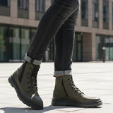 Bugatti Drake Dark Green Premium Leather Comfort Casual Boots