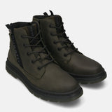 Bugatti Drake Dark Green Premium Leather Comfort Casual Boots