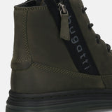 Bugatti Drake Dark Green Premium Leather Comfort Casual Boots