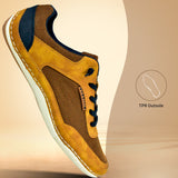 bugatti Canario Yellow Comfort Low Top Sneakers