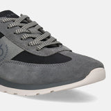 Baker Dark Grey & Black Suede  Sneakers